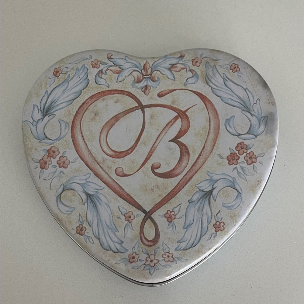 Brighton Heart-Shaped Decorative Tin—5”x5.5”